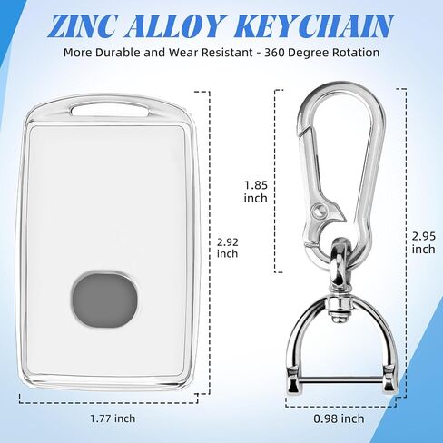 لغطاء مفتاح Mazda Key Fob مع سلسلة مفاتيح، جراب ناعم من مادة TPU للحماية الكاملة لمفتاح Mazda 2019-2025 3، 6، 3 Hatchback، CX-5 CX-9 CX-30 CX-50 CX-70 مفتاح التحكم عن بعد الذكي in Kuwait
