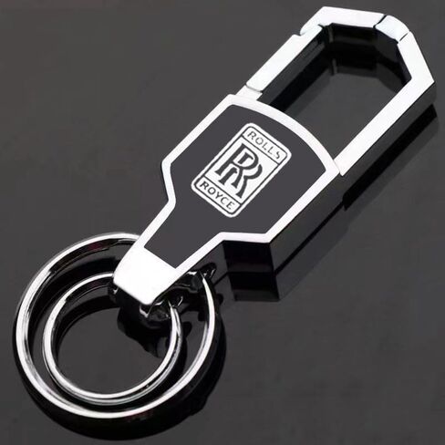 Car Fob Keychain for Rolls Royce Cullinan Phantom Ghost Wraith Dawn Keychains Keyring Holder Key Chain Anti-Lost Ring Portable Lanyard Men and Women Birthday Gift Accessories in Saudi Arabia