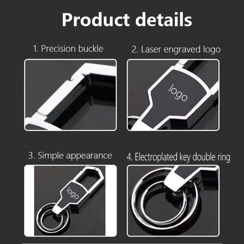 Car Fob Keychain for Rolls Royce Cullinan Phantom Ghost Wraith Dawn Keychains Keyring Holder Key Chain Anti-Lost Ring Portable Lanyard Men and Women Birthday Gift Accessories in Saudi Arabia