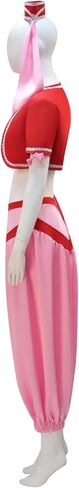 I Dream of Jeannie Costume for Women Red/Green Genie Jeannie Costume Set with Magic Bottle Halloween Outfit in Saudi Arabia