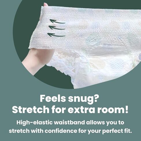 uNeat Disposable Period Underwear for Women, Unscented, Overnight, Ultra-Thin and Leakproof for Period, Postpartum, and Incontinence (Size L/XL, 5 Count/Pack,2-Pack) in Saudi Arabia