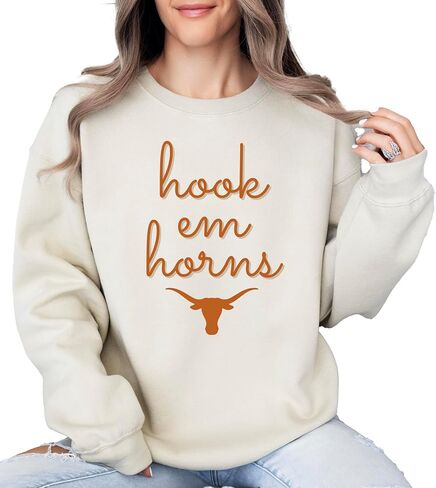قميص Hook Em Horns، تي شيرت تكساس، قميص Longhorn، قميص تكساس الثقيل، Austin Tee Multi in Saudi Arabia