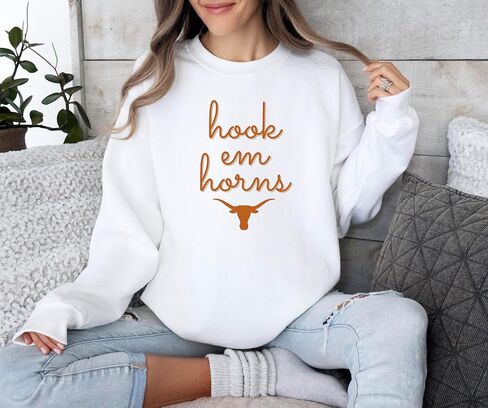 قميص Hook Em Horns، تي شيرت تكساس، قميص Longhorn، قميص تكساس الثقيل، Austin Tee Multi in Saudi Arabia