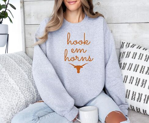 قميص Hook Em Horns، تي شيرت تكساس، قميص Longhorn، قميص تكساس الثقيل، Austin Tee Multi in Saudi Arabia