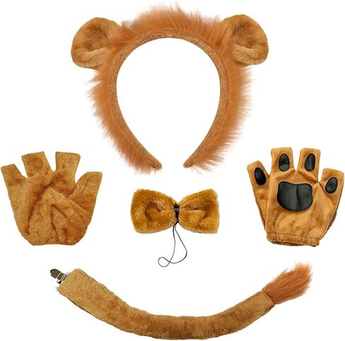 ONEPEACE Halloween Animal Costume Accessory Set for Halloween Party, Birthday, Christmas, Cosplay Animal Fancy Dress up in Kuwait