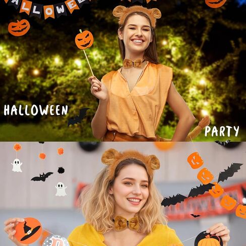 ONEPEACE Halloween Animal Costume Accessory Set for Halloween Party, Birthday, Christmas, Cosplay Animal Fancy Dress up in Kuwait