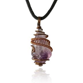 Birthstone Crystal Necklaces Antique Bronze in Kuwait