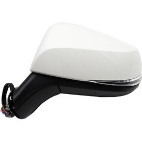 Left Side Door Mirror Fit for 2019-2023 Toyota Rav4, Power Glass Door View Mirror with Heating Function,with Blind Spot Detection,Turn Signal （White,8Pins） (Right/Passenger Side) in Kuwait