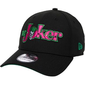 New Era The Joker Vintage Logo 39Thirty Fitted Hat (US, Alpha, Medium, Large, Black) in Kuwait