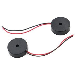 10PCS 1340 4000Hz Passive Buzzer with Wire Piezoelectric Speaker 13MM 13 * 4.0MM 13x4mm 30V Low Power Consumption Electronic DIY in Saudi Arabia