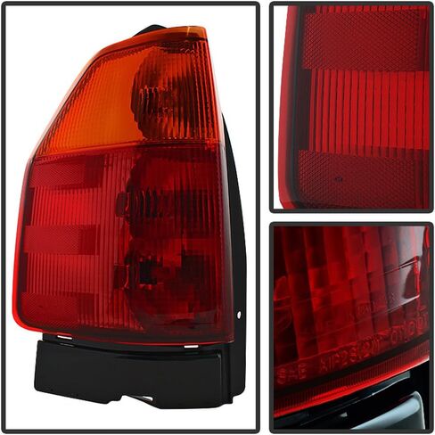 ACANII - لـ 2002-2009 GMC Envoy استبدال المصابيح الخلفية ومصابيح الفرامل الخلفية [نمط المصنع الأصلي] - جانب السائق والراكب in Saudi Arabia