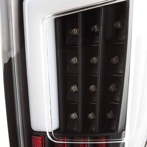 AKKON - Fits 04-12 Chevy Colorado GMC Canyon 06 Isuzu i-280 i-350 07-08 i-290 i-370 Full LED Tube Black Smoked Tail Lights Pair in Saudi Arabia