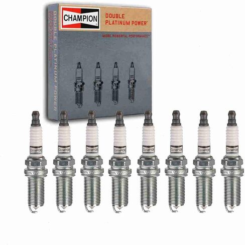 8 pc Champion Double Platinum Spark Plugs compatible with Toyota Tundra 4.6L 5.7L V8 2007-2020 in Saudi Arabia