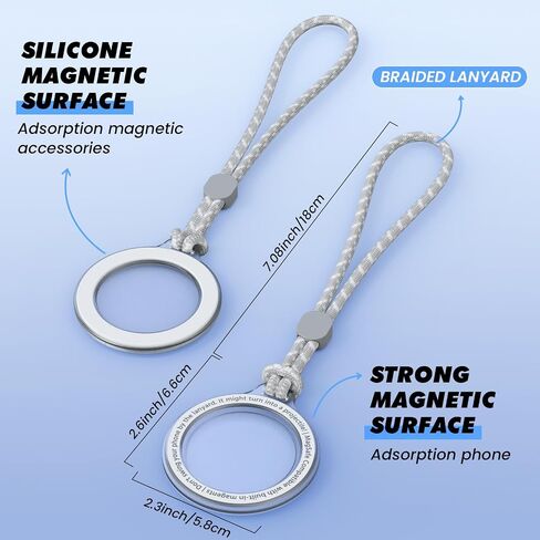 Magnetic Phone Grip Storage, Anti-lost for MagSafe Pop Socket,Magnetic Phone Grip Ring Holder and Magnetic Accessories(Not Included Phone Grip) in Saudi Arabia