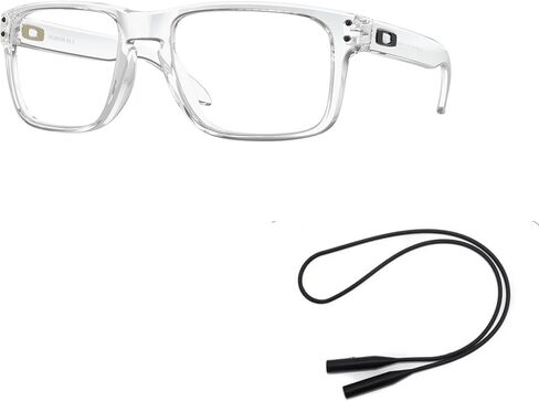 مجموعة النظارات Oakley OX8100F: OX 8100F 810003 Holbrook Rx A مقود سيليكون شفاف مصقول وعالمي مضاد للانزلاق in Saudi Arabia