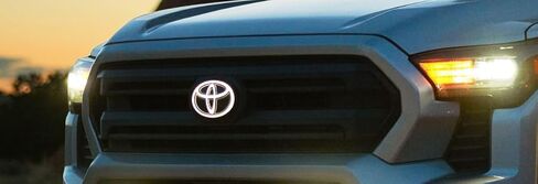 Toyota LED Lighted Front Grille Emblem, Dark Chrome, for 2024+ Tacoma TRD Sport and Off-Road Models in Saudi Arabia
