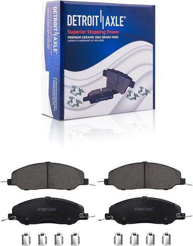 محور ديترويت - طقم فرامل أمامية لـ V6 2005-2010 Ford Mustang دوارات فرامل محفورة ومشقوقة ومنصات فرامل سيراميك 2006 2007 2008 2009 استبدال: دوار أمامي 11.54 بوصة in Saudi Arabia