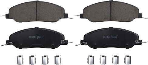 محور ديترويت - طقم فرامل أمامية لـ V6 2005-2010 Ford Mustang دوارات فرامل محفورة ومشقوقة ومنصات فرامل سيراميك 2006 2007 2008 2009 استبدال: دوار أمامي 11.54 بوصة in Saudi Arabia