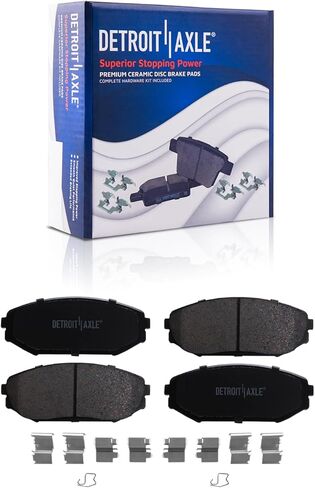 Detroit Axle - Brake Kit for 2002 2003 2004 Honda Odyssey Replacement Front and Rear Drilled Slotted Disc Brake Rotors Ceramic Brakes Pads in Saudi Arabia