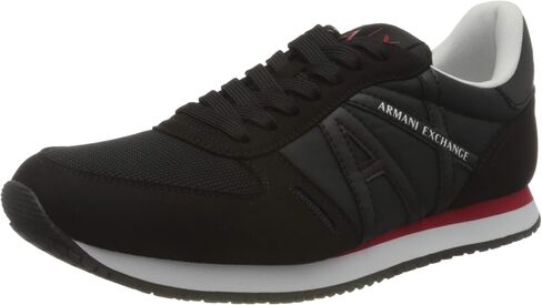 A|X ARMANI EXCHANGE Mens Leather Logo Low Top Sneaker in Saudi Arabia