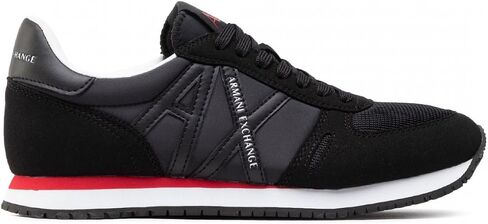 A|X ARMANI EXCHANGE Mens Leather Logo Low Top Sneaker in Saudi Arabia