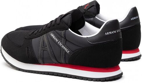 A|X ARMANI EXCHANGE Mens Leather Logo Low Top Sneaker in Saudi Arabia