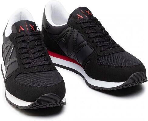 A|X ARMANI EXCHANGE Mens Leather Logo Low Top Sneaker in Saudi Arabia