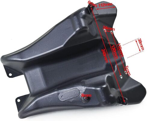 ABS Plastic Fender Fairing Body Work Kit +Seat + Gas Fuel Tank For TTR110 TTR 110 TTR110E Pit Pro SSR170 SDG Motorcycle Pit Dirt Bikes Full Fairing Kit 110cc 140cc 150cc 125cc (Black) in Saudi Arabia