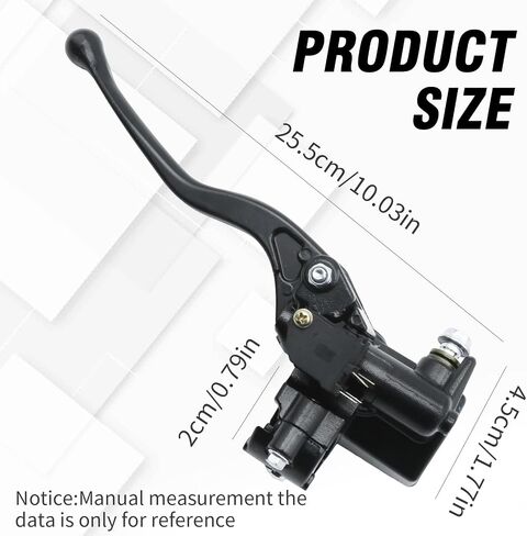 45510-HN8-305 Front Brake Master Cylinder and Dual Brake Switch, Replacement for Honda ATV Foreman 500 TRX500TM/FE/FM/FPE/FPM 2005-2013, Replaces 45510-HP0-A51 in Saudi Arabia