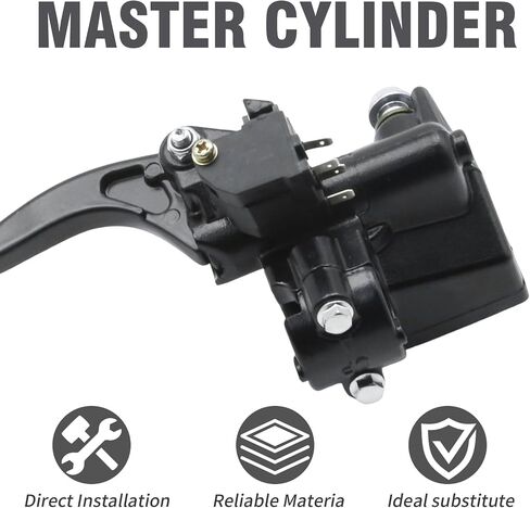45510-HN8-305 Front Brake Master Cylinder and Dual Brake Switch, Replacement for Honda ATV Foreman 500 TRX500TM/FE/FM/FPE/FPM 2005-2013, Replaces 45510-HP0-A51 in Saudi Arabia