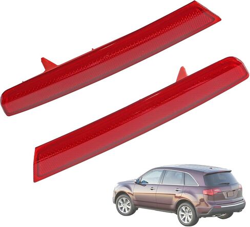 Rear Left Side Bumper Reflector Lamp Fit for Acura MDX 2010 2011 2012 2013 Replace 33555-STX-A11 33555STXA11 in Saudi Arabia