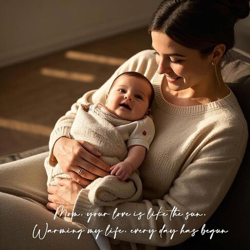 نان زاي نان فانغ هدايا للأم من ابنة الأم ابنة تمثال 5.5 "الراتنج رسمت باليد النحت عيد الأم عيد ميلاد الشكر للأمهات ديكور المنزل التماثيل in Kuwait