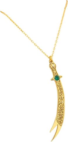Zulfiqar Sword Necklace 925 Sterling Silver, The Sword of Wisdom, Imam Ali Sword Necklace, Unisex Sword Necklace, Handmade Sword Pendant, Islamic Jewelry in Saudi Arabia