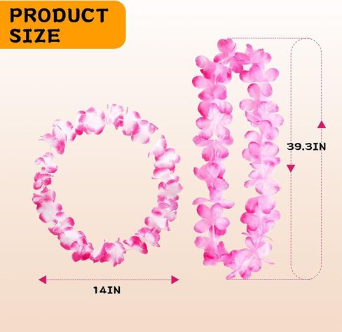 36 Pcs Leis for Luau Party Decorations, Hawaiian Leis Party Favors,Hawaiian Party Decorations,Colorful Flower Necklace, Luau Party Favors Supplies,Tropical Summer Beach Theme Decor(3 Dozen) in Saudi Arabia