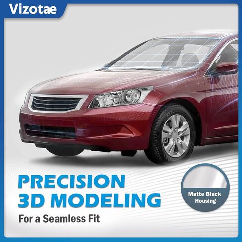 مجموعة المصابيح الأمامية لسيارة Honda Accord 4Dr 2008-2012، شعاع عالي/منخفض مع مصابيح، جانب السائق والراكب، لا تناسب نماذج الكوبيه أو نماذج Crosstour in Kuwait