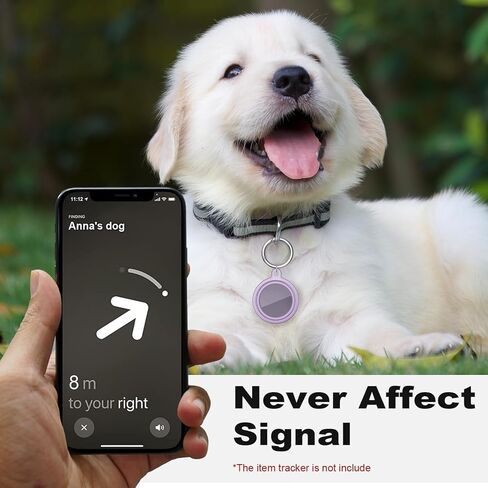 حامل بطاقات هوائية مقاوم للماء IPX8، 4 عبوات من بطاقات هوائية أبل مع سلسلة مفاتيح، حافظة بطاقات هوائية للأمتعة، طوق الكلب، المفاتيح، حامل بطاقات هوائية واقية لكامل الجسم مضاد للخدش (4 ألوان) in Kuwait