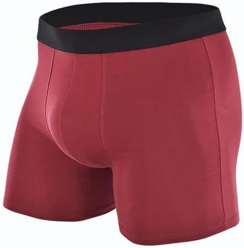 1/3 Pack Men's Soft Cotton Blend Boxer Briefs Elastic Waistband Comfy & Moisture Wicking Underwear in Saudi Arabia