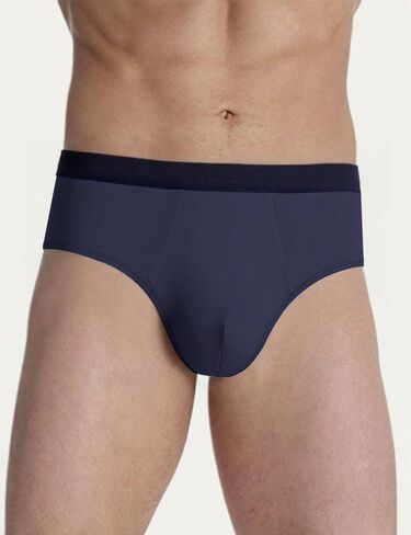 3 Pack Mens Underwear Soft Triangle Underpants Low Rise Breathable Briefs in Saudi Arabia
