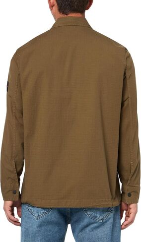 BOSS Men's Ripstop Garment Dyed Overshirt in Saudi Arabia