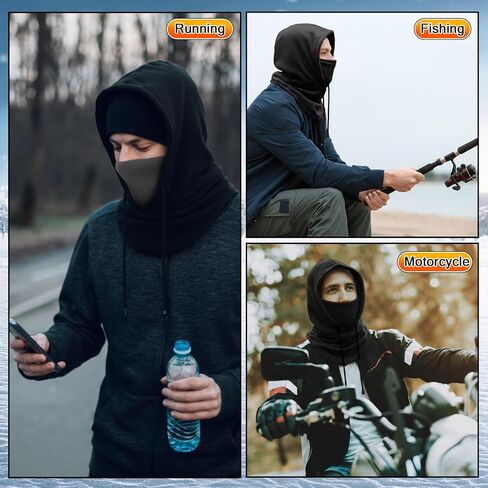 6 Pieces Winter Balaclava Ski Masks Men and Women Warm Windproof Face Mask Cycling Caps for Cold Weather in Saudi Arabia