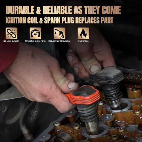 مجموعة من 8 ملفات إشعال DG508 متوافقة مع لينكولن تاون كار موستانج إكسبيديشن موستانج E150 E250 E350 F150 F250 F3504.6L 5.4L V8 V10 يستبدل 1L2U12029AA 1L2Z12029AA 3W7E12A366AA DG481 in Kuwait