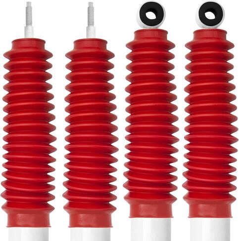 Set of RS5000X Series Front & Rear Shocks fits 2005 2016 F250 Super Duty RWD with 0" Lift | Improves Handling & Performance | Built to Last | Includes TrendsAuto Decal in Saudi Arabia