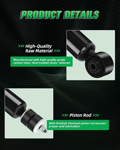 SCITOO Rear Pair Shock Absorbers Struts Compatible with 2008-2010 for Scion for xD, 2012-2018 for Toyota for Prius C, 2006-2015 for Toyota for Yaris, Replace 343442 5624 Automotive Shocks in Saudi Arabia