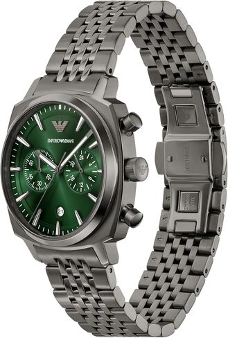 Emporio Men's Chronograph Gunmetal Stainless Steel Watch (Model: AR11689) in Saudi Arabia