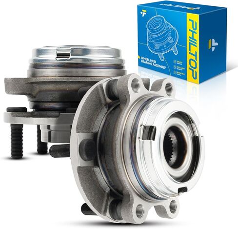 PHILTOP 513294 Front Wheel Bearing Hub Assembly 5 Lugs for Nissan Altima 2007 2008 2009 2010 2011 2012 Wheel Hub Bearing Assembly with ABS 2 PCS in Saudi Arabia