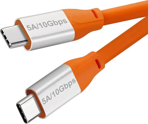 كابل USB C إلى USB C 3.1 بطول 15 قدم، وكابل USB 3.1 الجيل الثاني بسرعة 10 جيجابت في الثانية، وسلك شاشة 4K@60 هرتز وشحن سريع 100 واط مع علامة إلكترونية لـ Thunderbolt 3/4، وMacBook Pro/Air، وiPad Pro، وOculus، وSSD، وGalaxy S23( أسود) in Kuwait