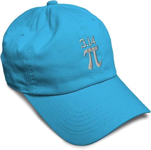 Soft Baseball Cap 3.14 Pi Nerd Geek Silver Embroidery Symbols Cotton Embroidered Dad Hats for Men & Women in Saudi Arabia