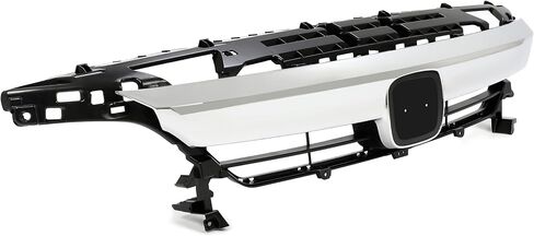 KUAFU Front Lower Grille Grill Compatible with 2021-2022 Honda Accord Chrome+Painted Bumper Grille Silvery+Black in Saudi Arabia