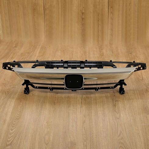 KUAFU Front Lower Grille Grill Compatible with 2021-2022 Honda Accord Chrome+Painted Bumper Grille Silvery+Black in Saudi Arabia