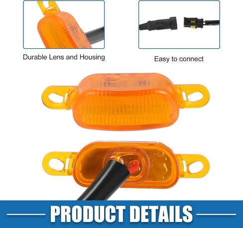 Grill LED Light Front Grille Lights for Ford F150 F250 F350 2004-2019 Amber Light (Set of 3) in Saudi Arabia